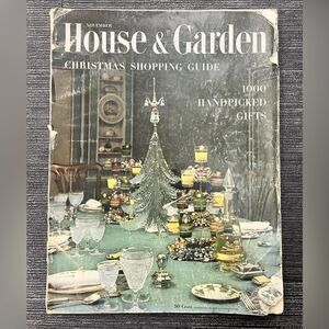 Vintage Home & Garden Magazine- NOV 1952